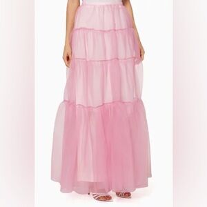 STAUD Dragon Skirt in Shell Pink, Size 8 Orig. $365